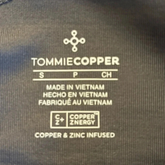 Tommie Copper Women’s Pro-Grade Lower Back Support Leggings 7/8 Length Grey - Picture 3 of 10